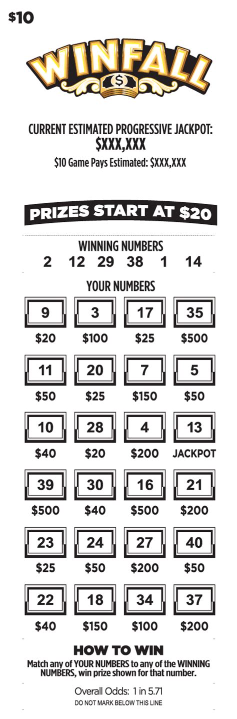winfall lottery|winfall lottery states.